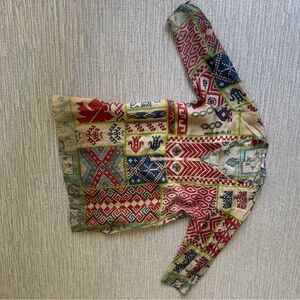 Johnny Was Silk Tunic Size Small